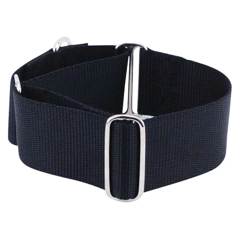 2 Hounds - Nylon Black Martingale 2in Md