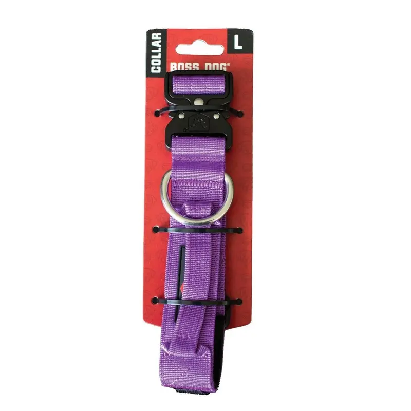 Boss - Tactical Collar Purple Lg
