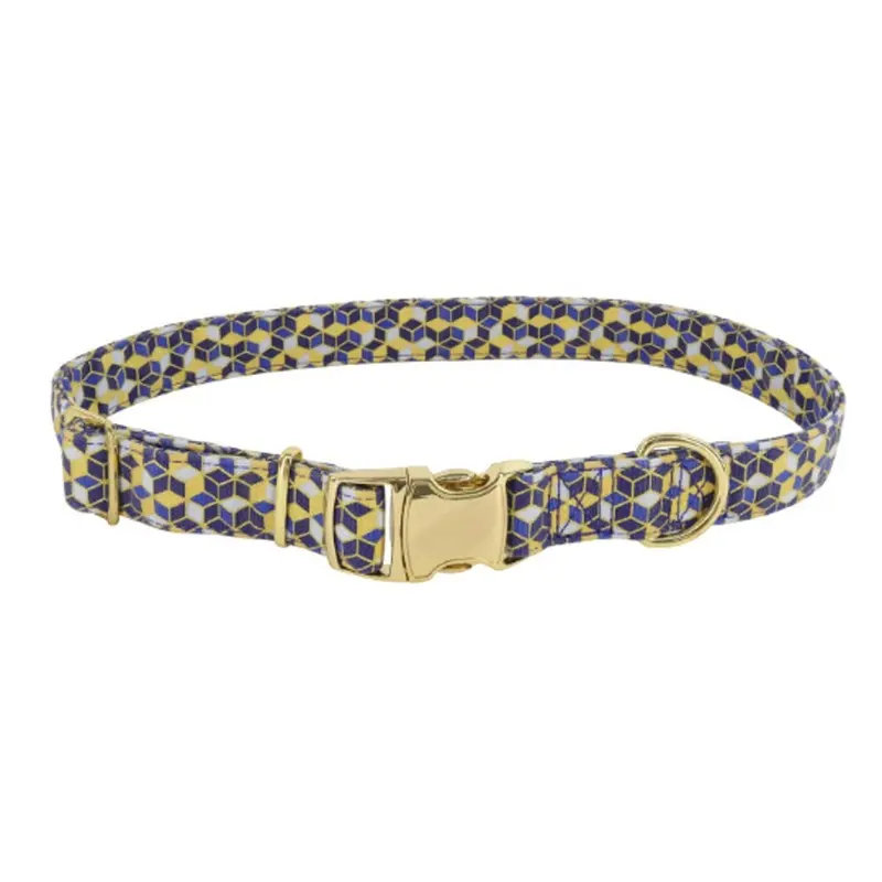Coastal - Accent Blue Diamonds Collar 5/8x8-12in