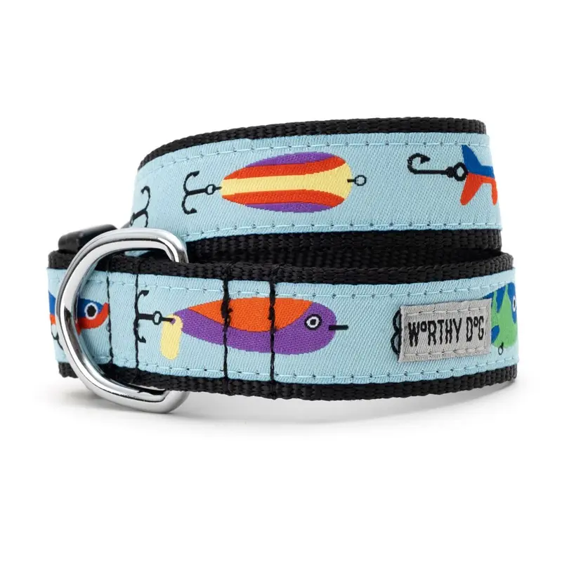 Worthy Dog - Gone Fishin Collar XL 18-24in