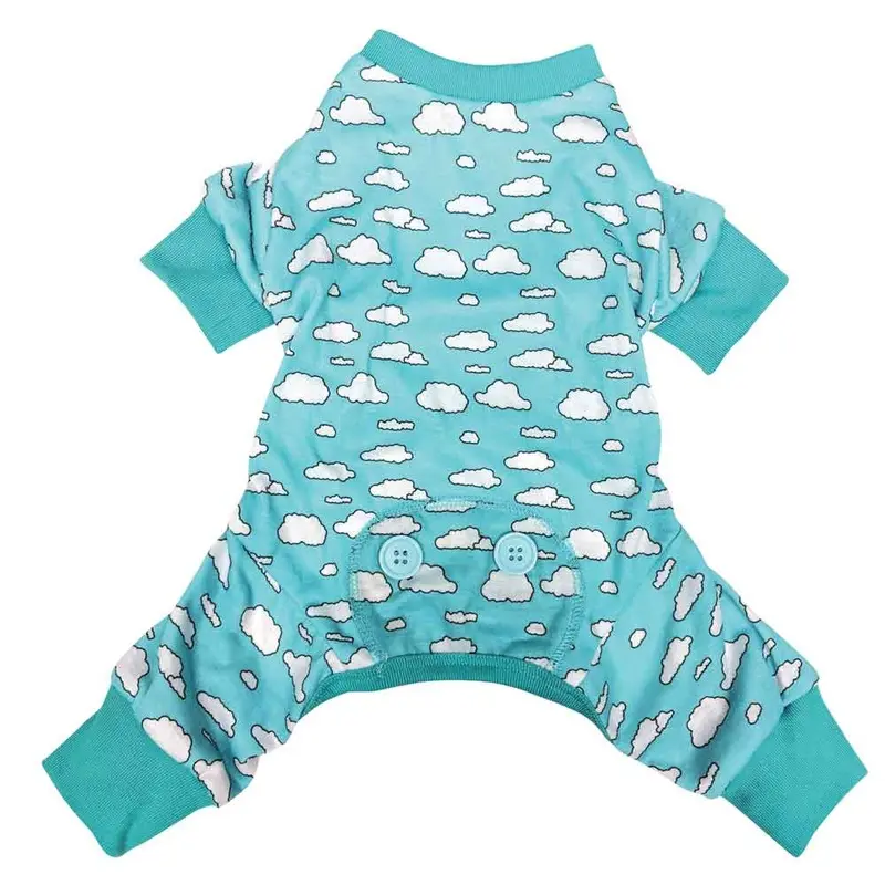 Fashion Pet Floating on Clouds PJs - Blue - M