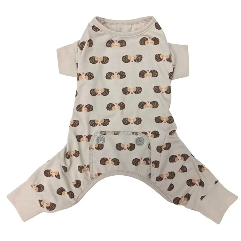 Fashion Pet Hedgehog PJs - Gray - XL