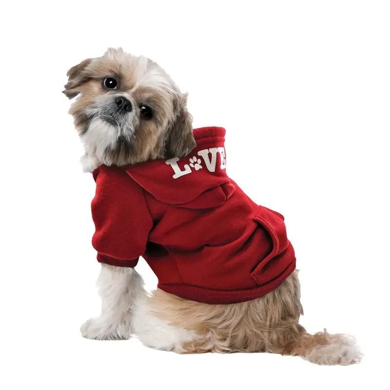 Fashion Pet - Love Hoodie - Red LG
