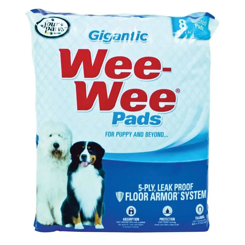 Four Paws Gigantic Wee-Wee Pads - 8 ct. - 27.5 in. x 44 in.