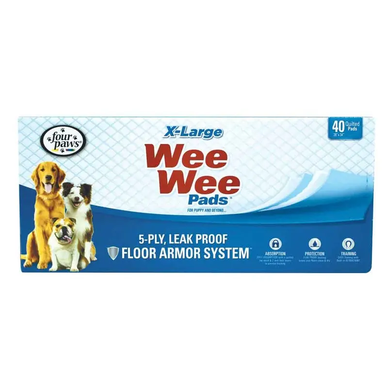 WEE WEE PADS - X-LARGE - 40 CT.