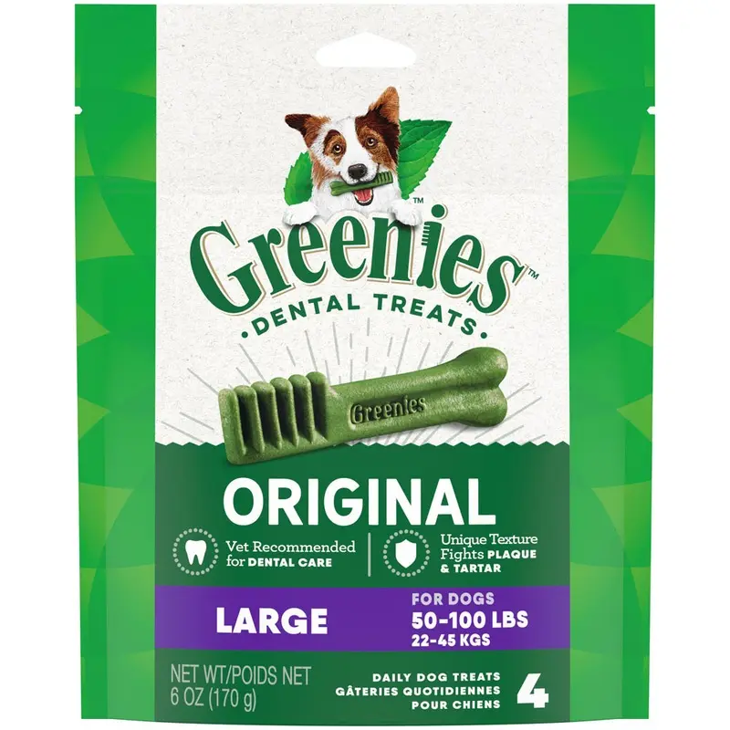 Greenies - Dental Treats Large 6oz 4pk