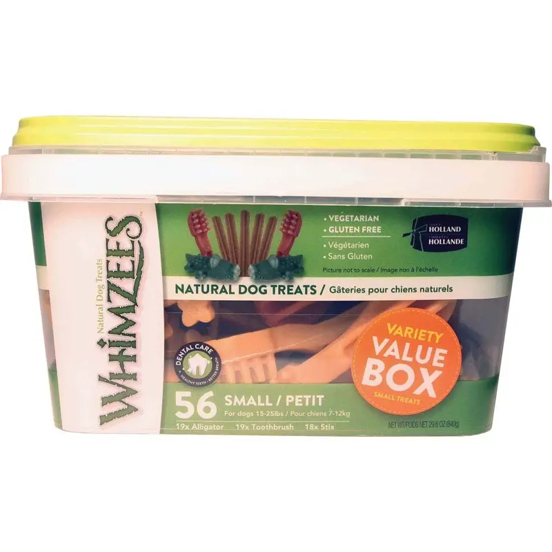 Whimzees - Small Dental Chew Variety Pack - 56 ct