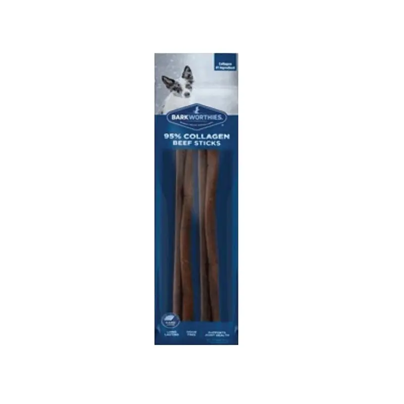 BARKWORTHIES - COLLAGEN BEEF STICK - 12 INCH - 2 PK