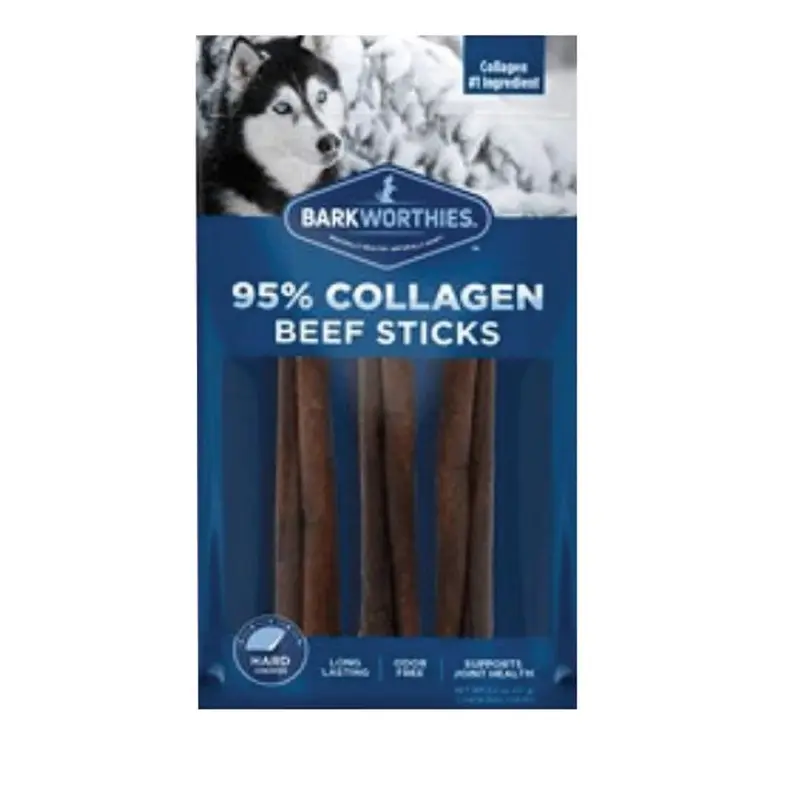 BARKWORTHIES - COLLAGEN BEEF STICK - 6 INCH - 3 PK
