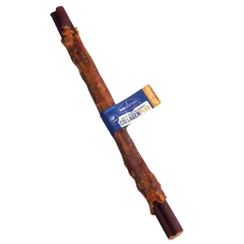 BARKWORTHIES - CHICKEN WRAPPED COLLAGEN BULLY - 12 IN