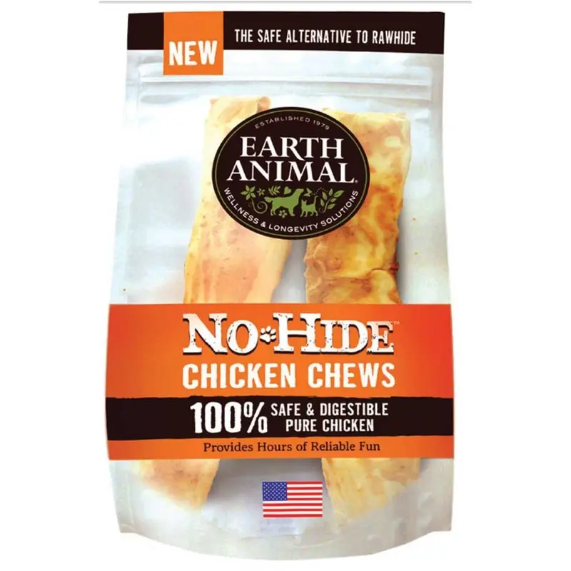 Earth Animal Dog No-Hide Chicken 7 in. - 2pk