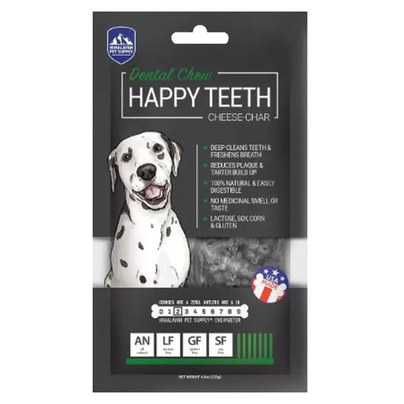 HIMALAYAN DOG TREATS - CHEESE-CHAR DENTAL CHEW - 4 OZ