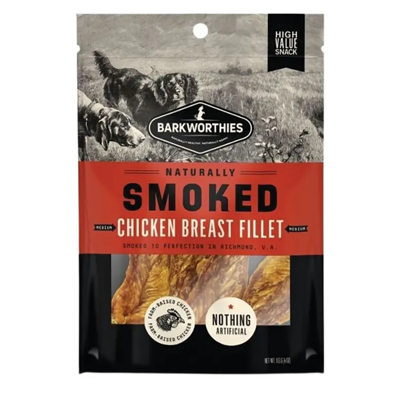 BARKWORTHIES - SMOKED CHICKEN FILLETS 4OZ