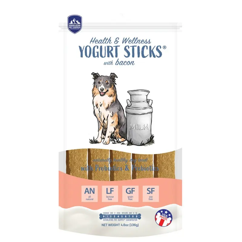 HIMALAYAN DOG YOGURT STICK CHEW - BACON - 4.8 OZ