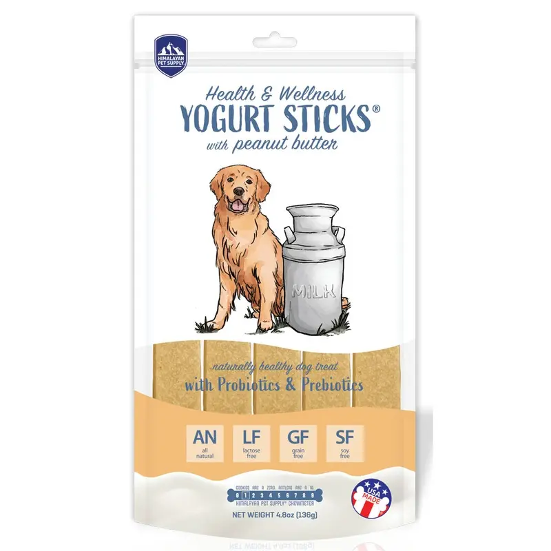 HIMALAYAN DOG YOGURT STICK CHEW - PEANUT BUTTER - 4.8 OZ