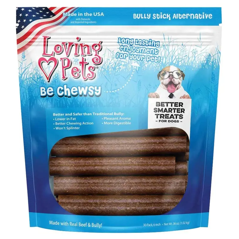 Loving Pets - Be Chewsy 6in. Bully 30pk.