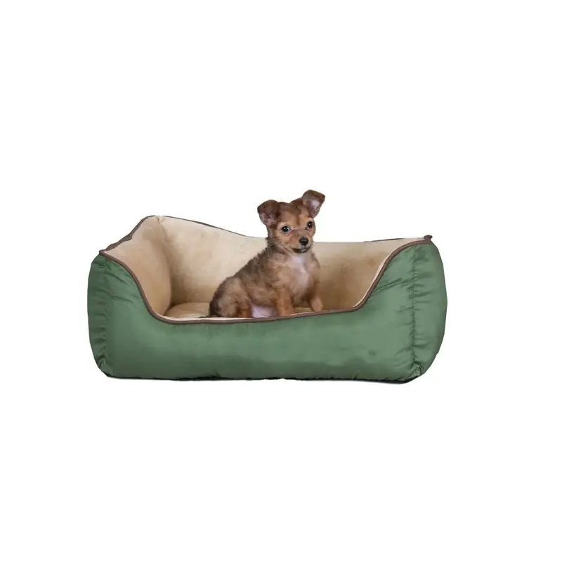 K&H - Self Warming Pet Bed 16x20in. - Sage & Tan