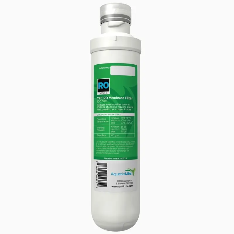 Aquatic Life Twist-In 100 GPD - RO Membrane Filter