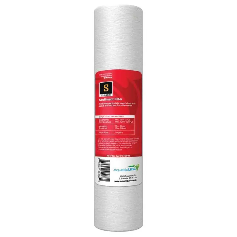 AquaticLife RO System Pre-Filter Cartridge - 1 Micron