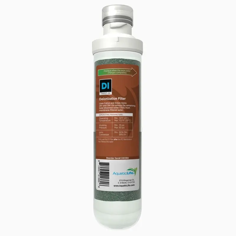 Twist-In - Color Changing Deionization Filter