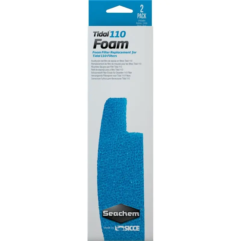 Seachem Tidal 110 Foam - 2 Pk