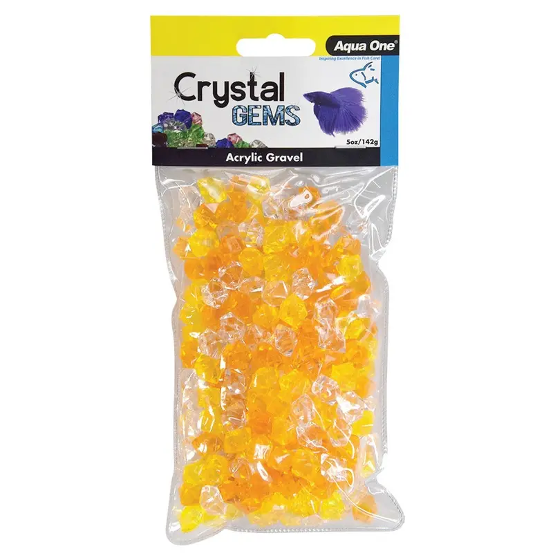 Crystal Gems Acrylic Gravel - Sunset - 5 oz