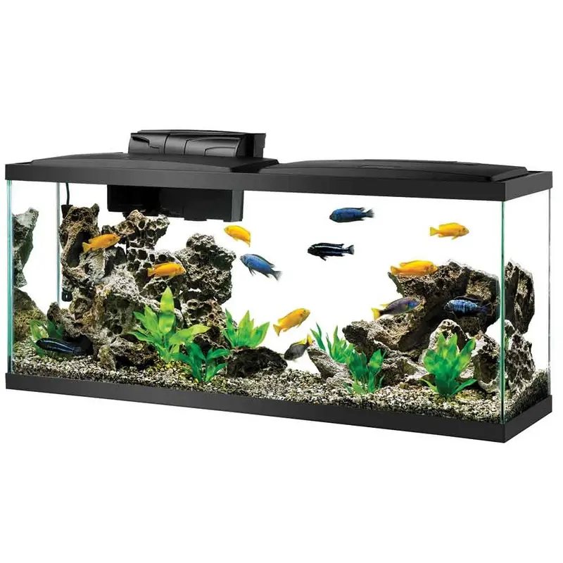 Aqueon LED Aquarium Kit - Black - 55 Gal