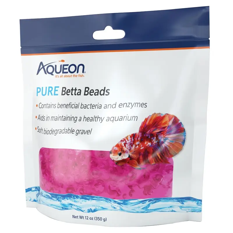 AQUEON - PURE BETTA BEADS PINK 8.8OZ