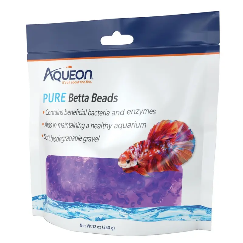 AQUEON - PURE BETTA BEADS PURPLE 8.8OZ