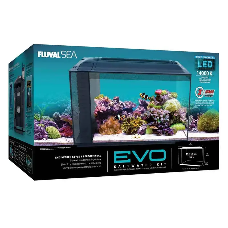 Fluval - Evo XII Saltwater Aquarium Kit 12gal