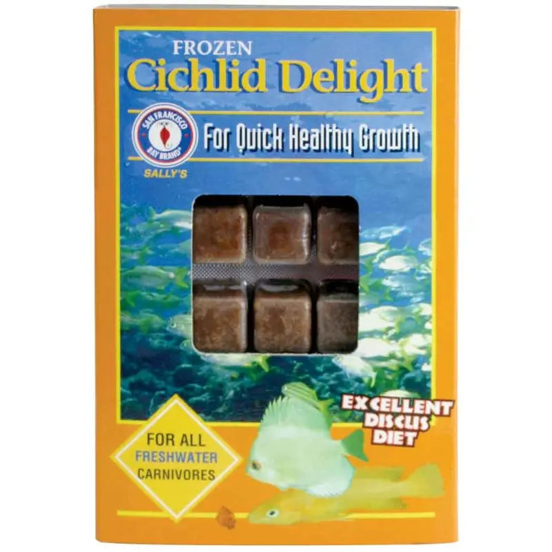 Cichlid Delight - Cubes - 3.5 oz. - Frozen