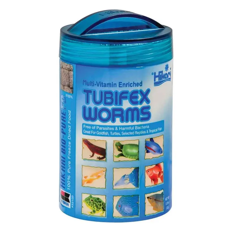 Freeze Dried Tubifex Worms - 0.78 oz.