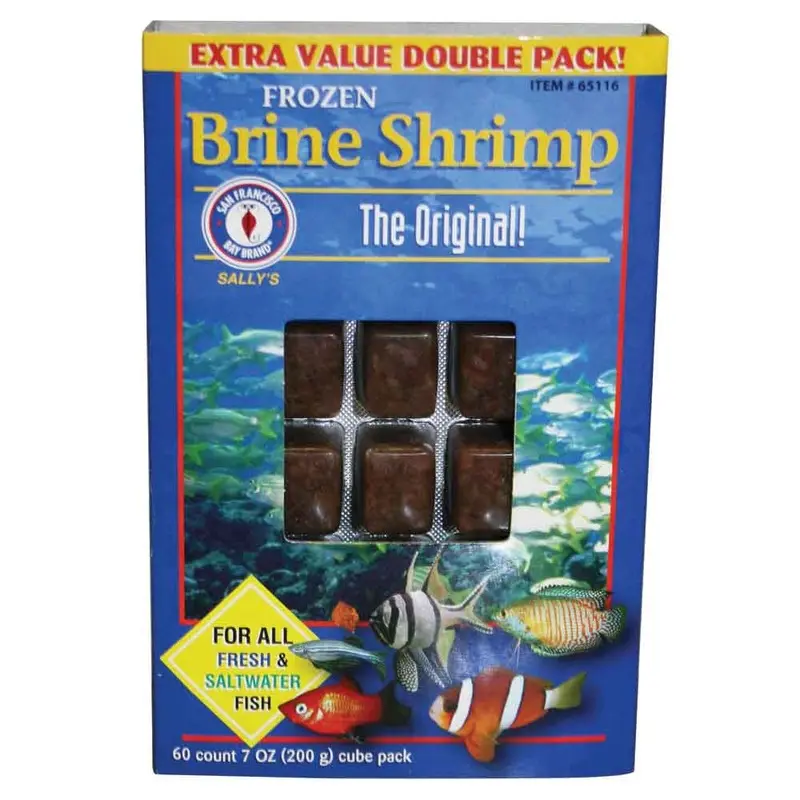 Brine Shrimp - Cubes - 7 oz. - Frozen