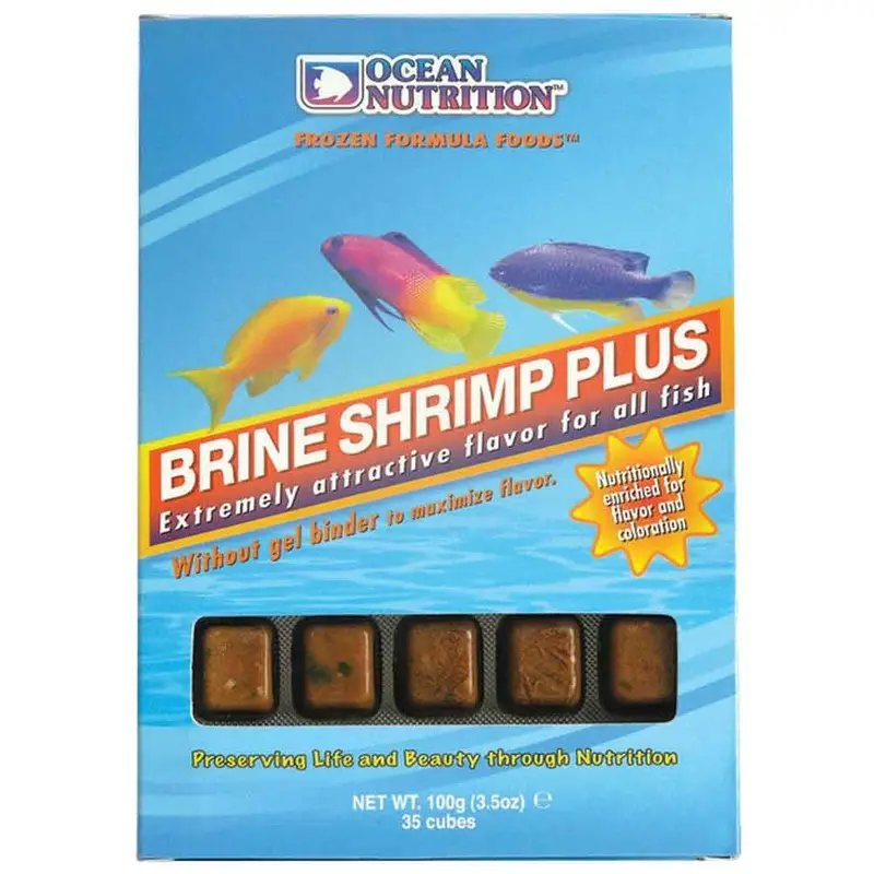 Brine Shrimp Plus - Cubes - 3.5 oz. - Frozen