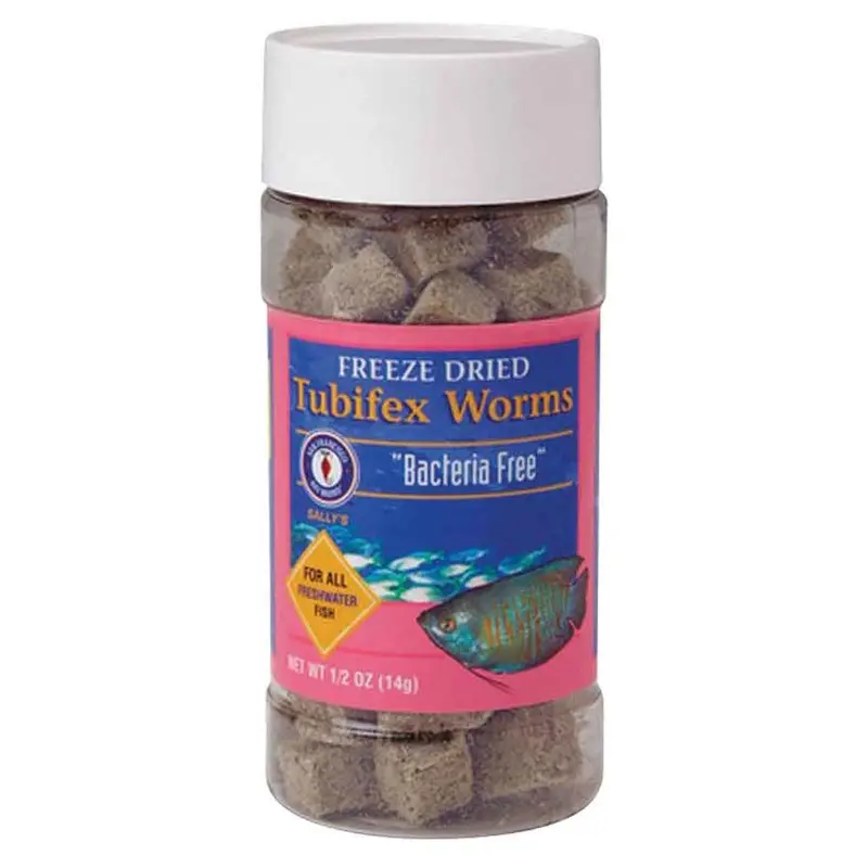 Freeze Dried Bacteria Free Tubifex Worms - 0.5 oz.