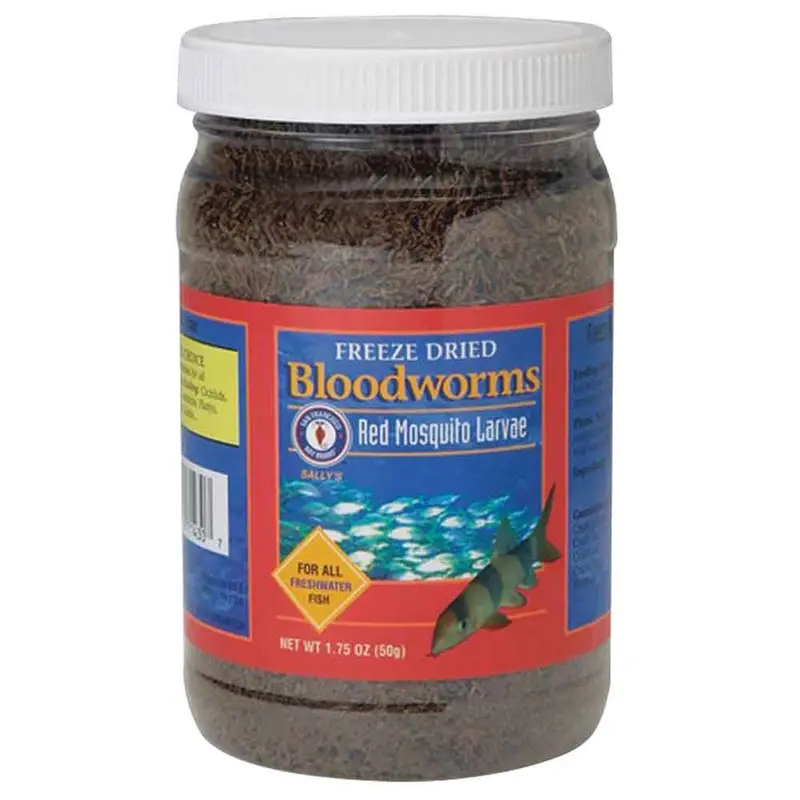 Freeze Dried Bloodworms - 1.75 oz.