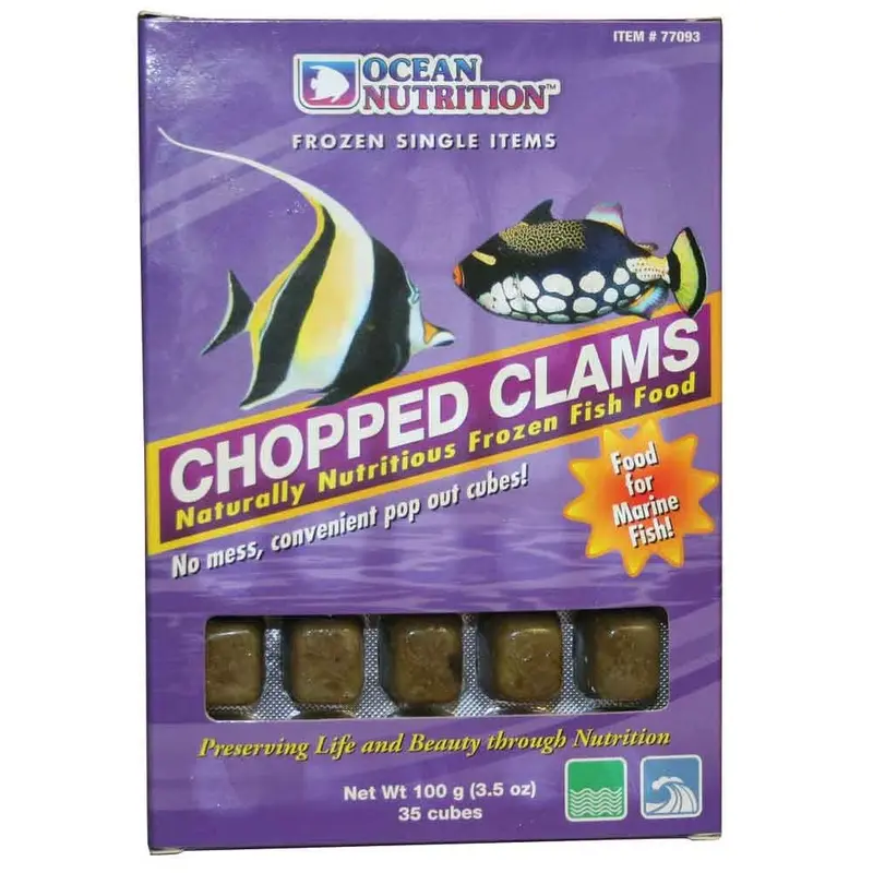 Chopped Clams - Cubes - 3.5 oz. - Frozen