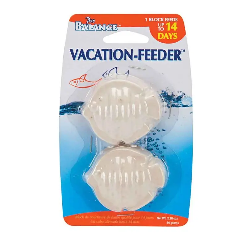 Vacation Feeder - Fish Shape - 14-Day - 2 pk