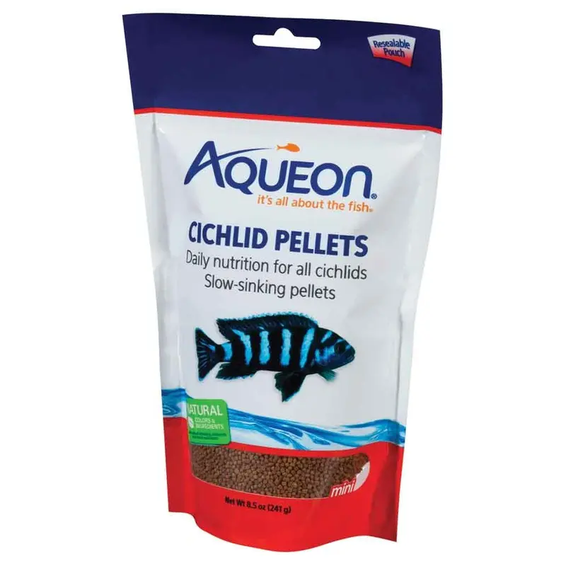 AQUEON - CICHLID PELLETS MINI 8.5OZ
