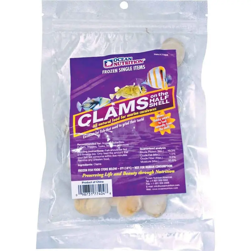 Ocean Nutrition Clams on the Half Shell - Flat Pack - 32 oz.