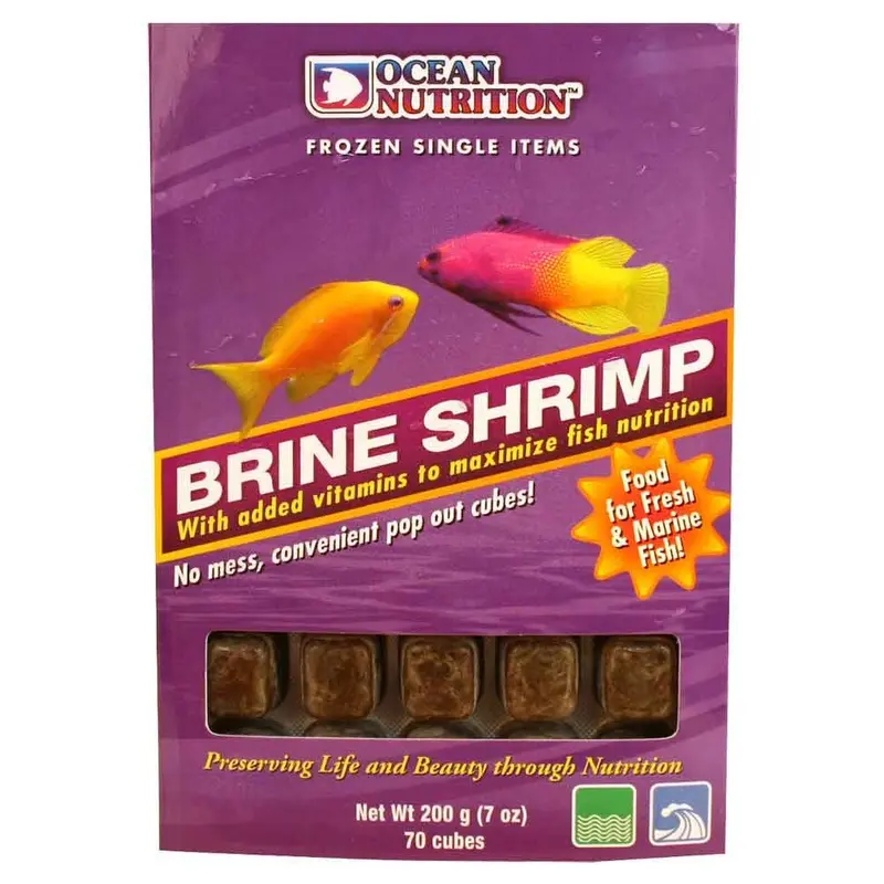 Ocean Nutrition Frozen Brine Shrimp - 7 oz. - Cube