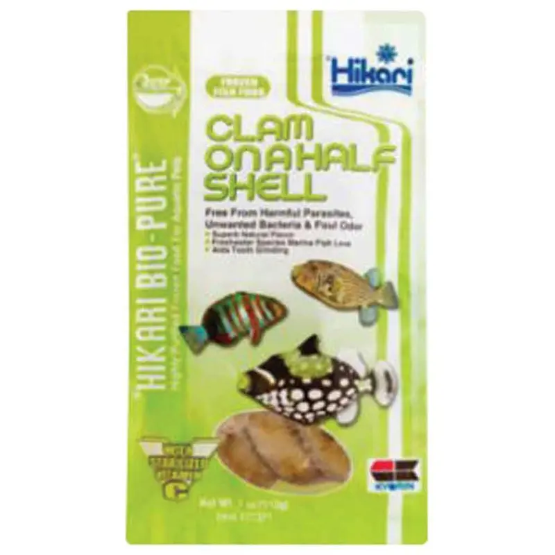 Hikari - BIO PURE - Clam on the Half Shell Flat Pack - 6 oz