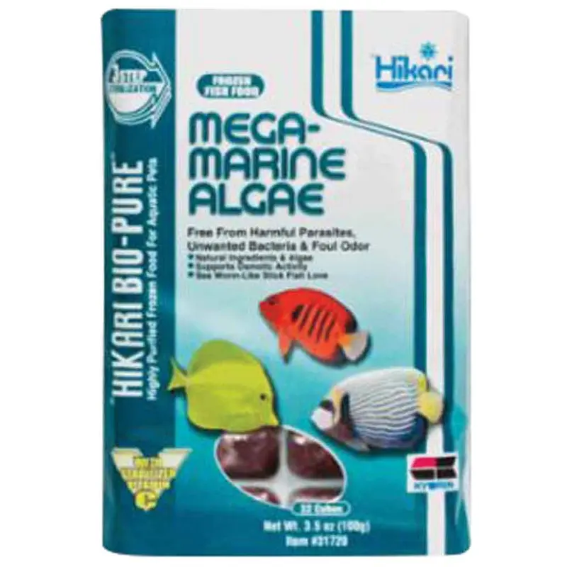 Hikari - BIO PURE - Mega Marine ALGAE Cubes - 3.5 oz