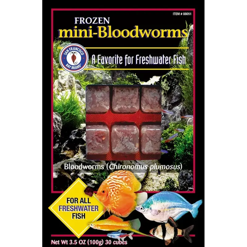 San Fran - Mini-Bloodworms Mini Cubes - 1.75oz