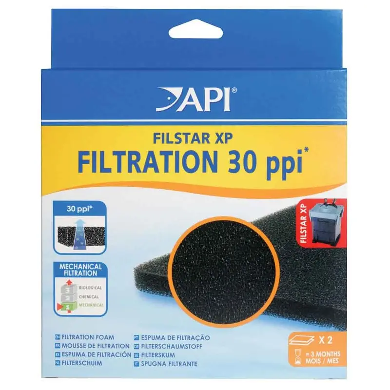 API Filstar Foam 30 - 2 pk.