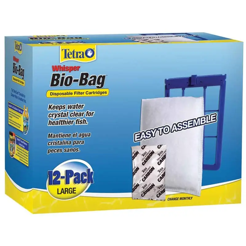 Tetra - Whisper Unassembled Bio-Bag Cartridge Lg 12pk