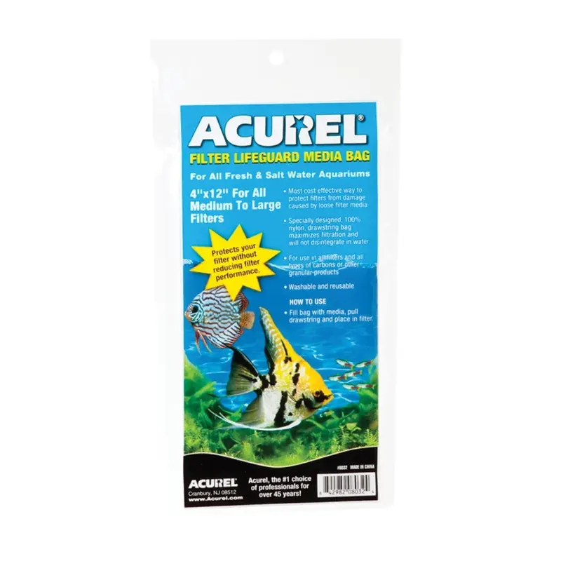 Acurel Filter Drawstring Lifeguard Bag - 4 x 12 in