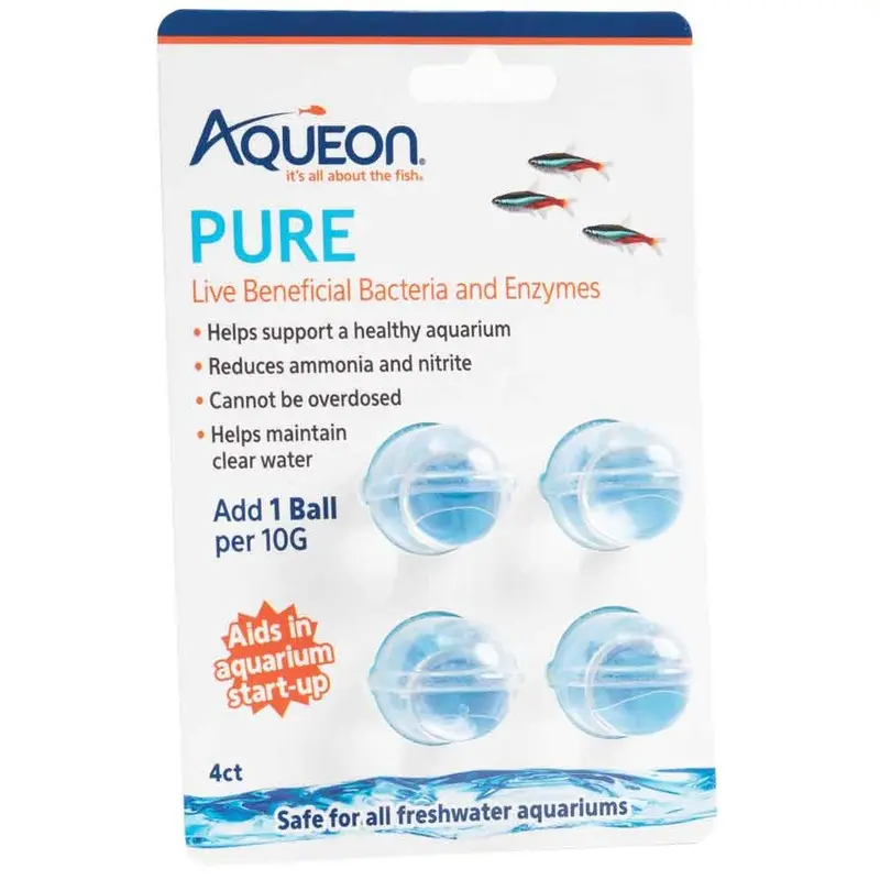 AQUEON - PURE LIVE BENEFICIAL BACTERIA BALLS 4PK