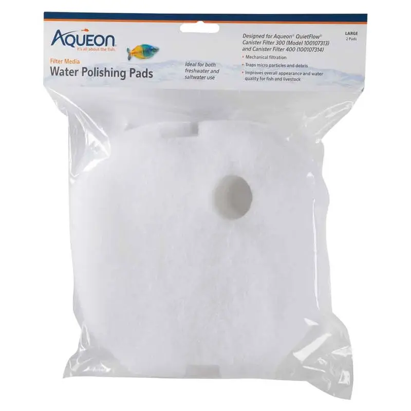 AQUEON - QUIETFLOW WATER POLISHING PAD MD/LG 2PK