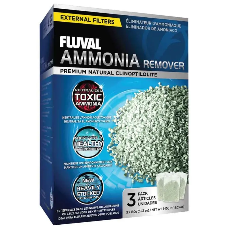 Fluval - Ammonia Remover 180g 3pk